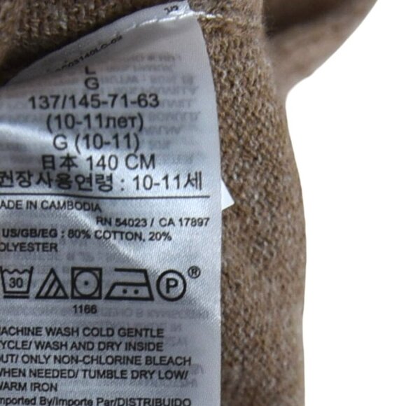 GAP Kids Brown Marled Crewneck Pullover Sweater Size L (10-11 Years) - Picture 7 of 7